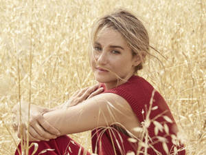 Shailene Woodley At Fields Photoshoot Wallpaper