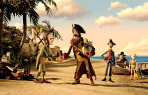 Shaking Hands In The Pirates Band Of Misfits Wallpaper
