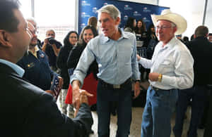 Shaking Hands Mark Udall Wallpaper