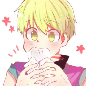 Shalnark Striking His Signature Pose In A Vibrant, Eye-catching Illustration. Wallpaper