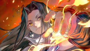 Shaman King Hao Asakura Animated Artwork Wallpaper