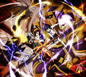 Shaman King Tao Ren Against Yoh Wallpaper