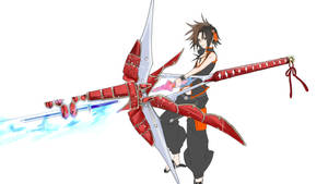 Shaman King Yoh In White Wallpaper