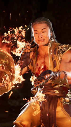 Shang Tsung, The Shapeshifting Sorcerer Of Mortal Kombat Wallpaper