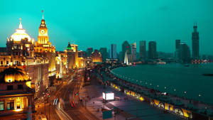 Shanghai City Waitan Wallpaper