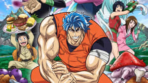 Share A Meal With Friends In Toriko Wallpaper