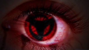 Sharingan Live With Red Eye Wallpaper