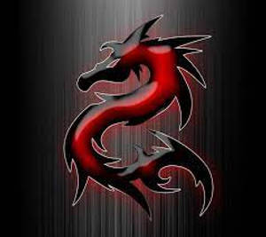 Sharp Black Red Dragon Wallpaper
