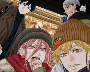 Sharp Teeth Chainsaw Man Pfp Wallpaper