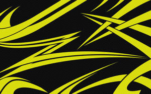Sharp Yellow Lines Wallpaper