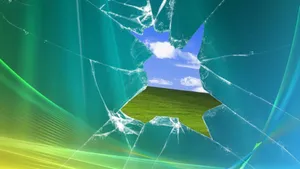 Shattered Window To Bliss Wallpaper