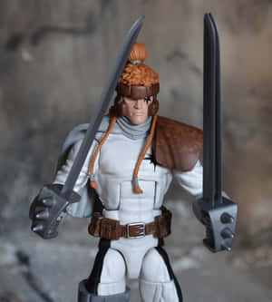 Shatterstar Battles His Enemies In Action-packed Scene Wallpaper