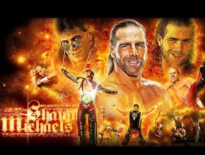 Shawn Michaels Graphic Design Wallpaper