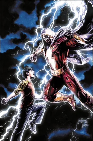 Shazam And Billy Batson Wallpaper