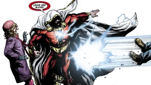 Shazam Saving Woman Wallpaper