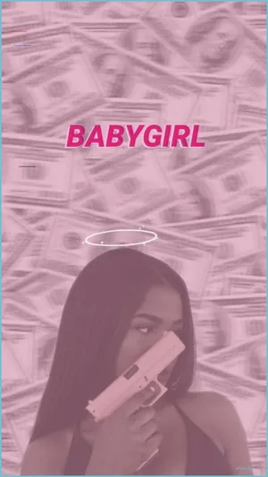 She's A Bad Girl With A Flair For The Pink Wallpaper