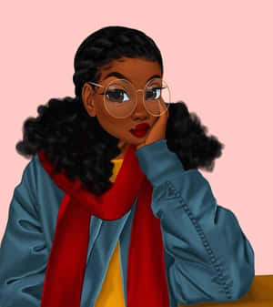 She's A Modern Day Black Baddie Without Limits. Wallpaper