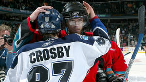 Shea Weber Greeting Sidney Crosby Wallpaper