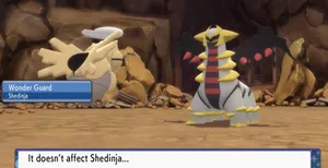 Shedinja Face-off Wallpaper