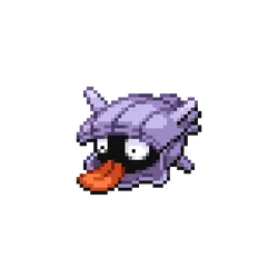 Shellder Pixel Art Wallpaper