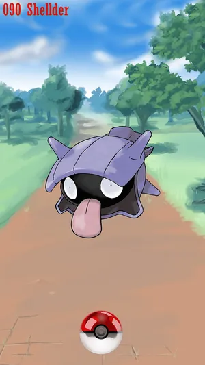 Shellder Pokemon Go Aesthetic Wallpaper