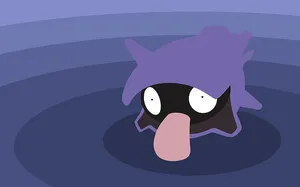 Shellder Violet Circles Wallpaper