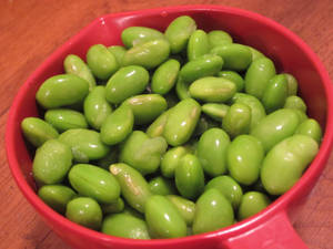 Shelled Edamame Beans In Bowl Wallpaper