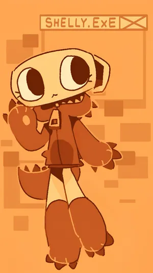 Shelly Exe Character Art Wallpaper