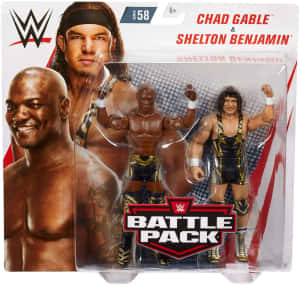 Shelton Benjamin Chad Gable Figure Wallpaper