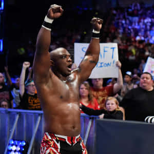 Shelton Benjamin Entrance Raised Fist Wallpaper
