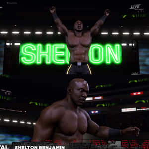 Shelton Benjamin Wwe 2k18 Game Wallpaper