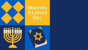 Shemini Atzeret Celebration Banner Wallpaper