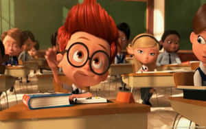 Sherman Raises Handin Classroom Wallpaper