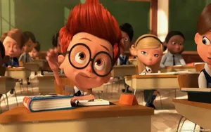 Sherman Raises Handin Classroom Wallpaper