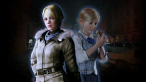 Sherry Birkin In Action In Resident Evil Series Wallpaper