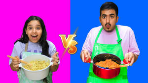 Shfa Cooking With Dad Wallpaper