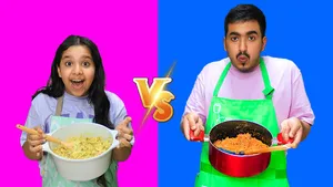 Shfa Cooking With Dad Wallpaper