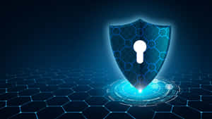 Shield With A Keyhole Antivirus Visual Wallpaper