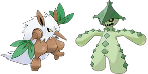 Shiftry Cacturne Grass Dark Type Wallpaper