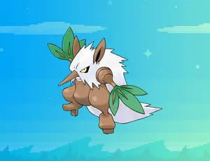 Shiftry Game 2d Background Wallpaper