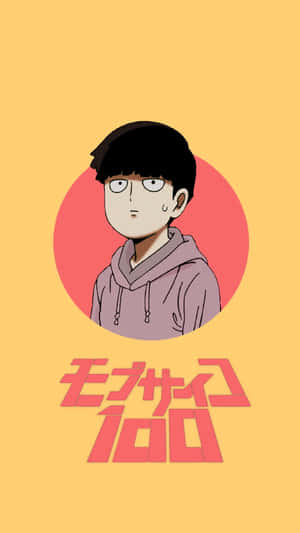 Shigeo Kageyama's Intense Stare In Action Wallpaper