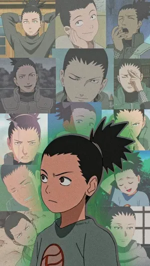 Shikamaru Aesthetic Animated Drawing Wallpaper