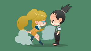 Shikamaru And Girl Naruto Wallpaper