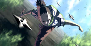 Shikamaru Nara, A Genius Strategist In Action Wallpaper