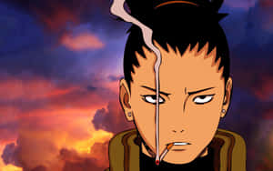 Shikamaru Nara Deep In Contemplation - Naruto Series Wallpaper