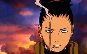 Shikamaru Nara Deep In Contemplation - Naruto Series Wallpaper