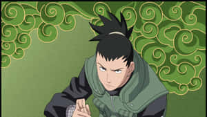 Shikamaru Nara Strategizing In Deep Thoughts Wallpaper