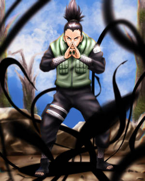 Shikamaru Shadow Jutsu Wallpaper