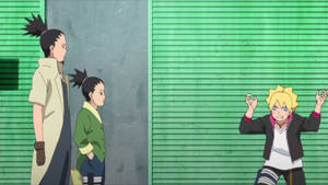 Shikamaru With Shikadai Wallpaper