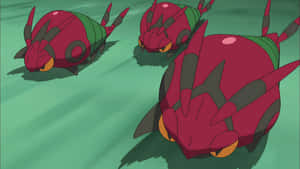 Shimmering 3d Venipede In Its Element Wallpaper